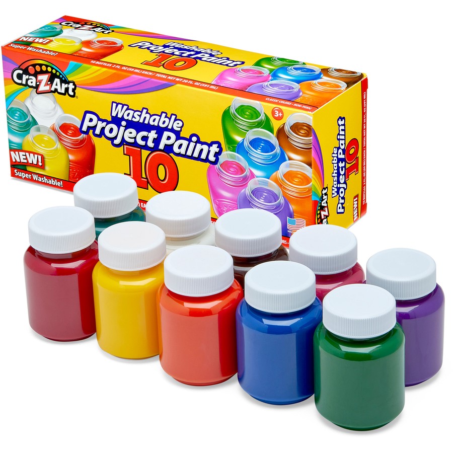 Paint | Cra-Z-Art Washable Project Paints 10 Pack