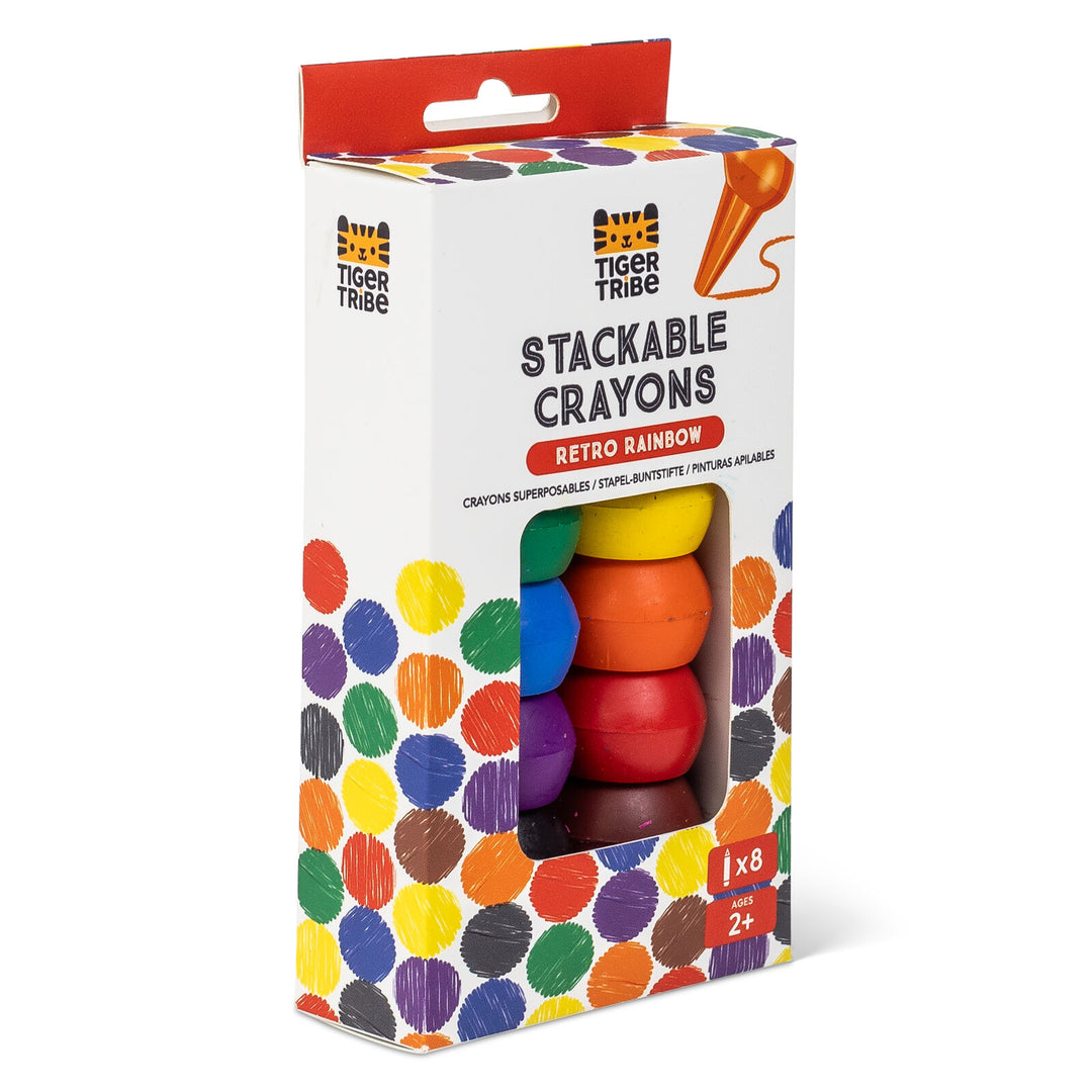 Stackable Crayons - Retro Rainbow