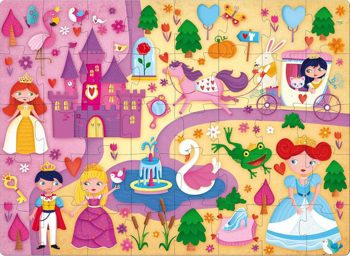 3D Puzzle and Book Set - The Princesses