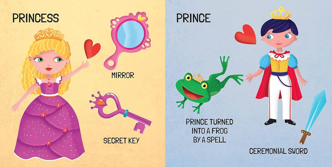 3D Puzzle and Book Set - The Princesses