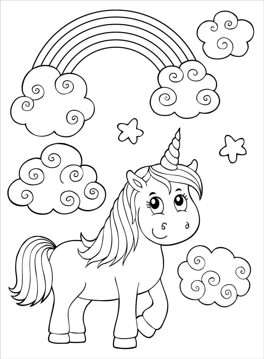 Colouring Book - Unicorns