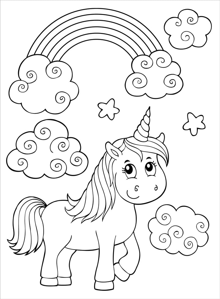 Colouring Book - Unicorns