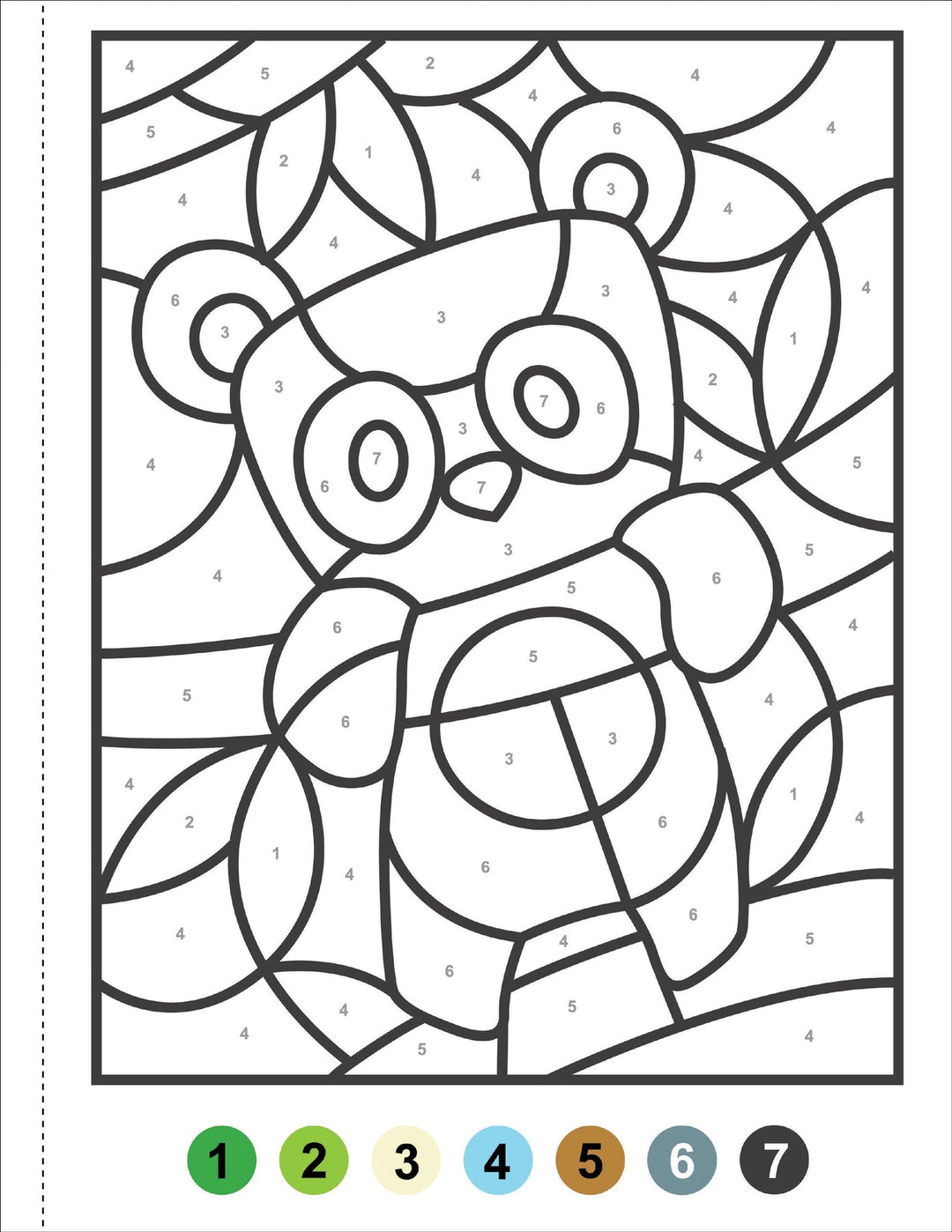 Colour By Number - Animals