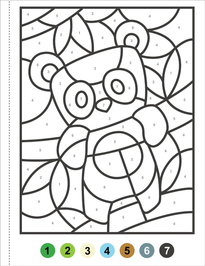 Colour By Number - Animals