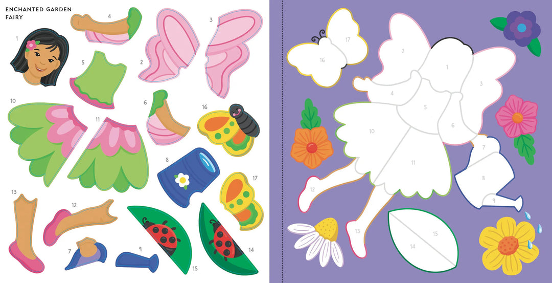 Colour By Sticker - Fairies