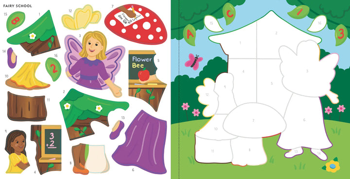 Colour By Sticker - Fairies