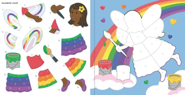 Colour By Sticker - Fairies
