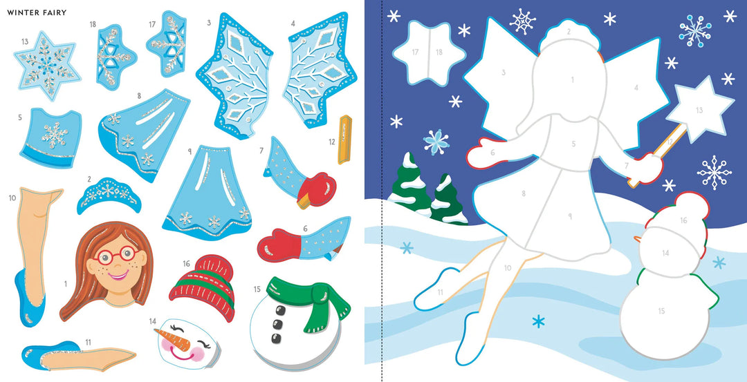 Colour By Sticker - Fairies