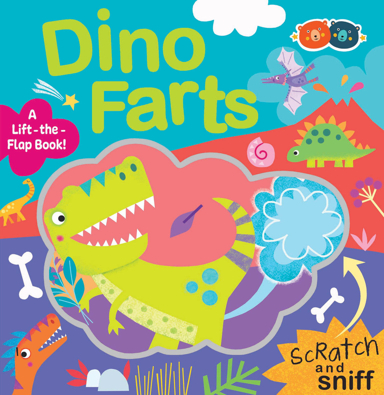 Scratch & Sniff Fart Book Dinosaur Colourful Learning Toy Store