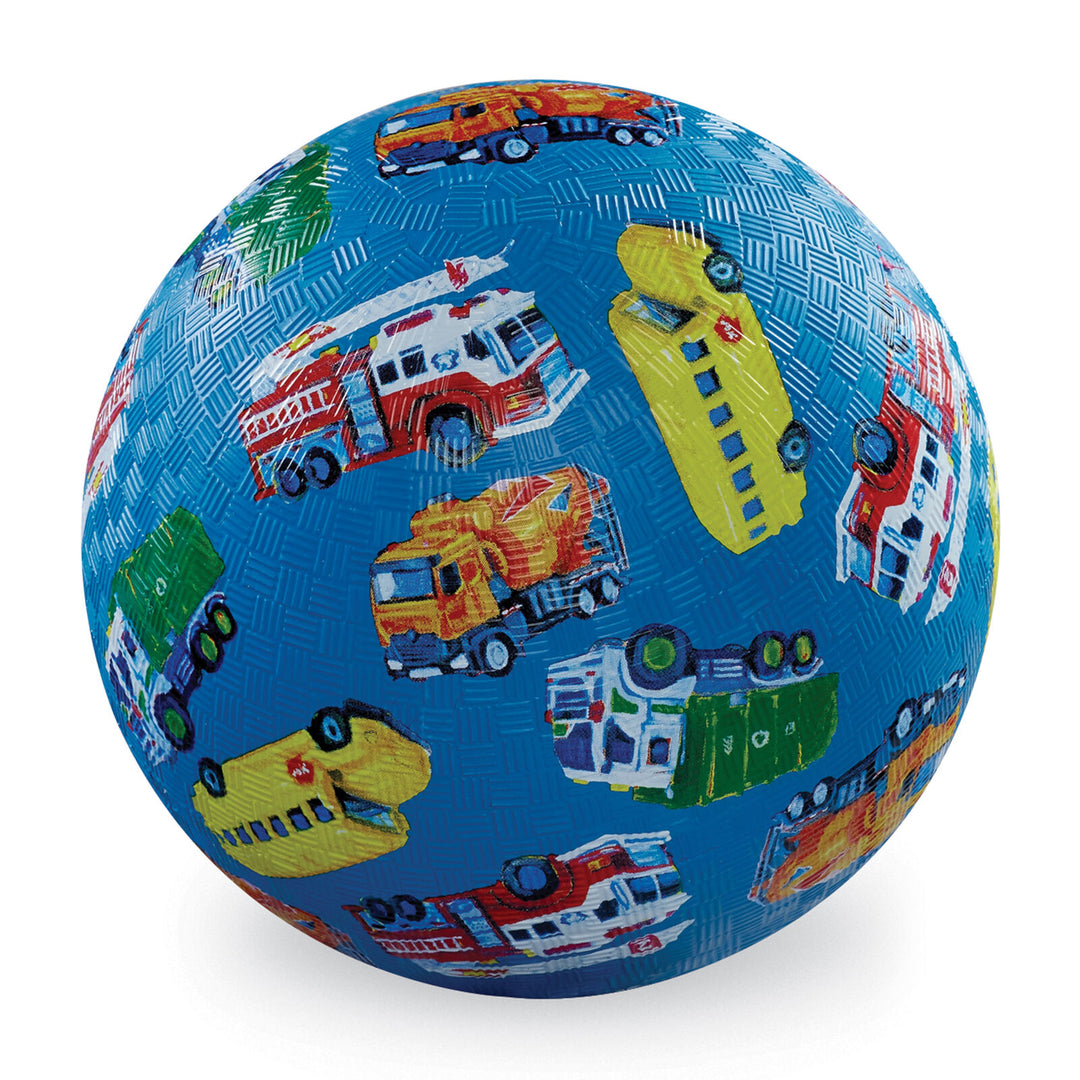 7 Inch Ball - City Vehicles (Blue)