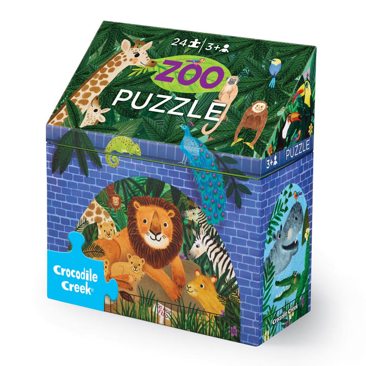 Little Building Puzzle 24 pc - Zoo