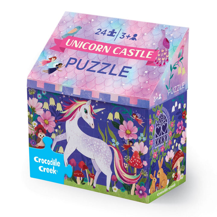 Little Building Puzzle 24 pc - Unicorn Castle