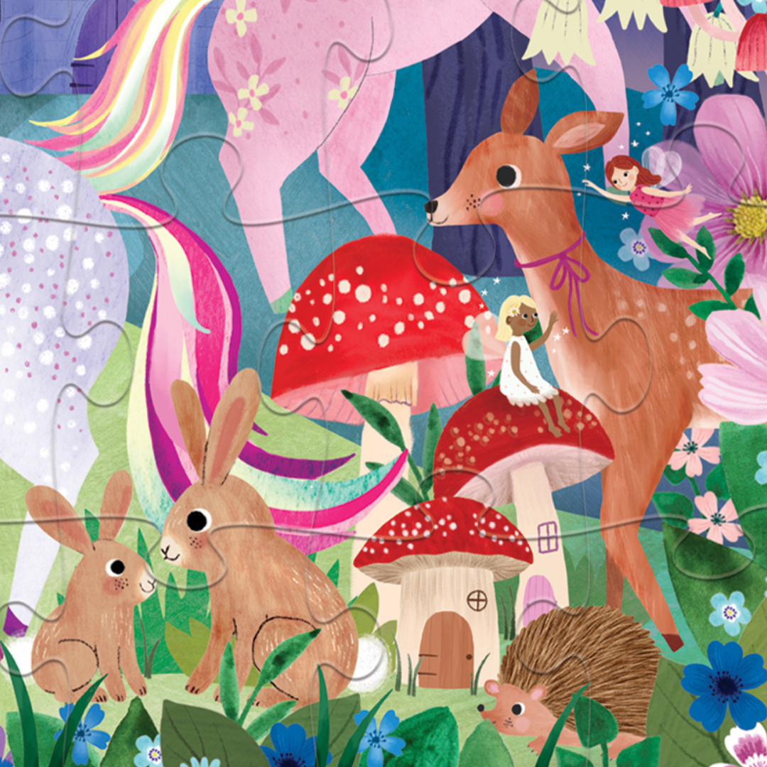 Little Building Puzzle 24 pc - Unicorn Castle