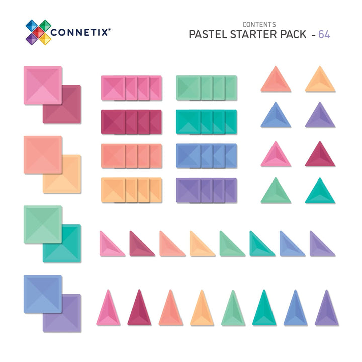 Starter Pack | Pastel - 64 Pieces