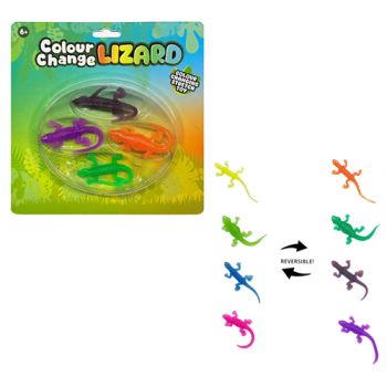 Colour Change Lizard - 4 Pack