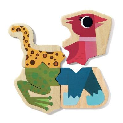 Wooden Magnetic Mixanimo Set