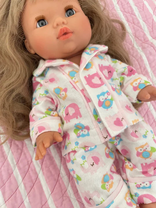 38cm Pyjama Set - Ellie & Owlie