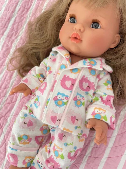 38cm Pyjama Set - Ellie & Owlie
