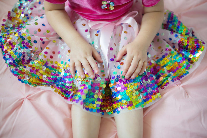 Dressup - Skirt - Party Fun Sequin Skirt - Size 4-6