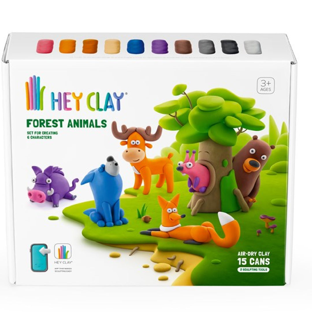 Hey Clay - Forest Animals Set – Colourful Learning Toy Store