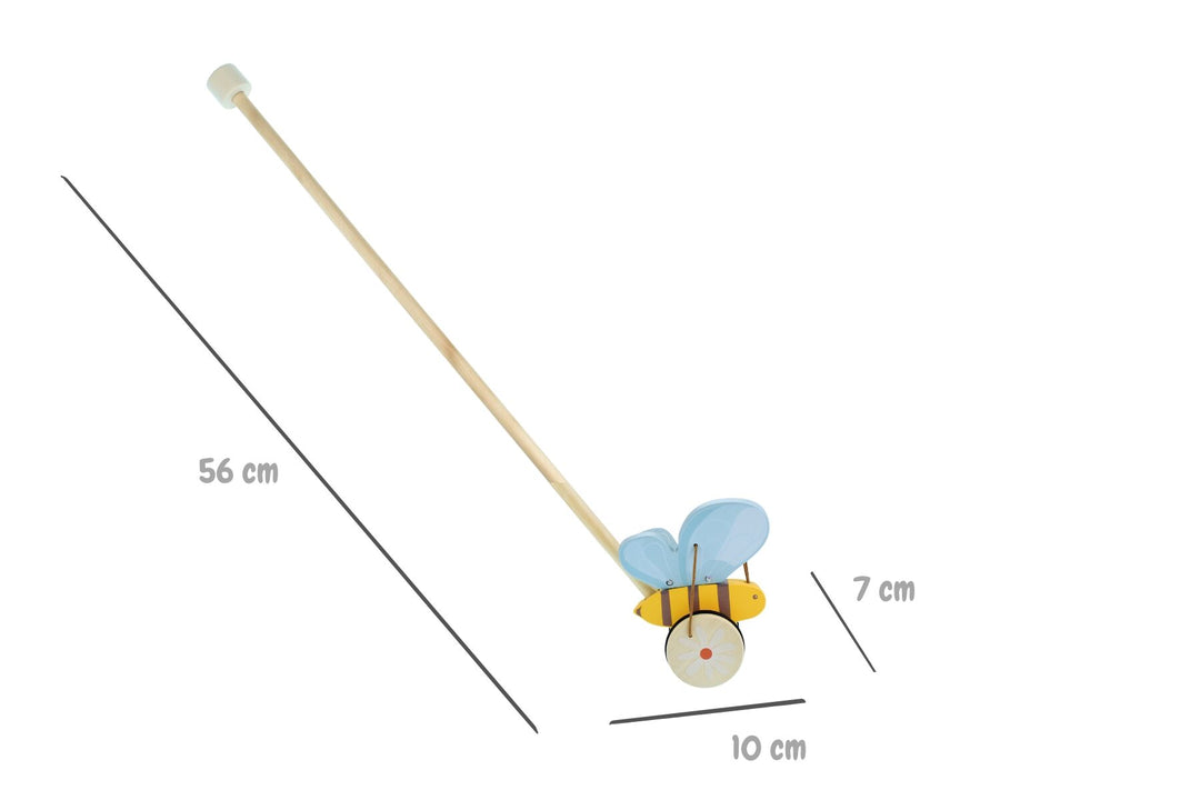 Wooden Push Along | Bee