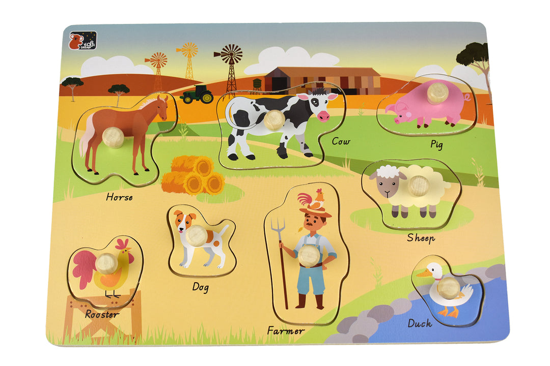 Peg Puzzle - Australian Farm