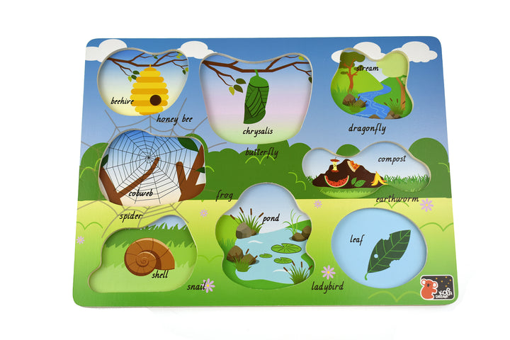 Peg Puzzle - Minibeasts Insects