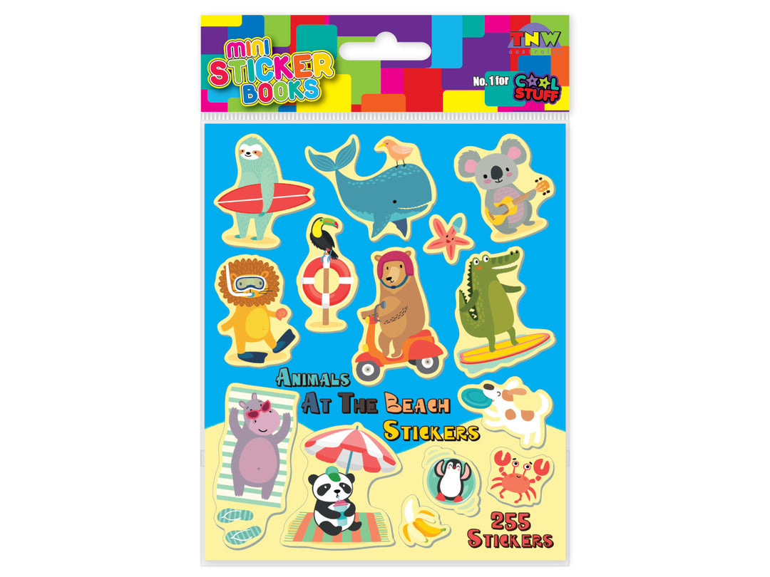 Mini Sticker Book - Animals at the Beach