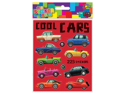 Mini Sticker Book - Cool Cars