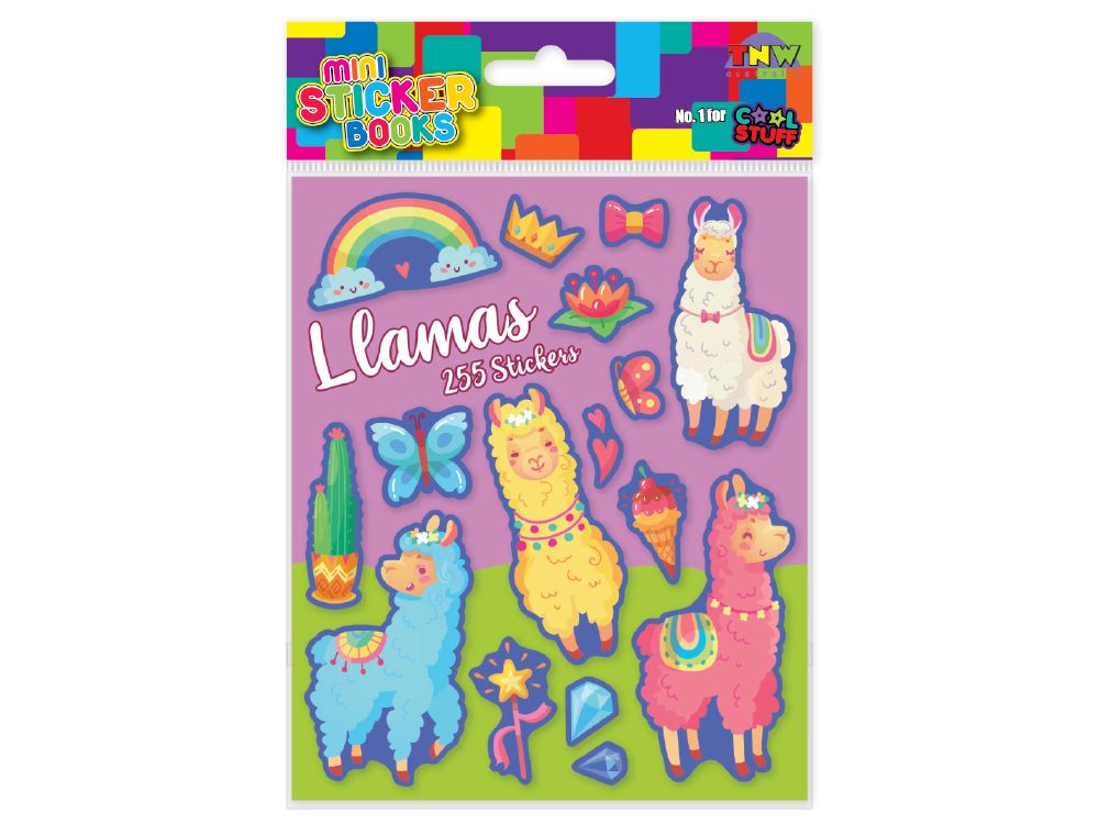 Mini Sticker Book - Llamas