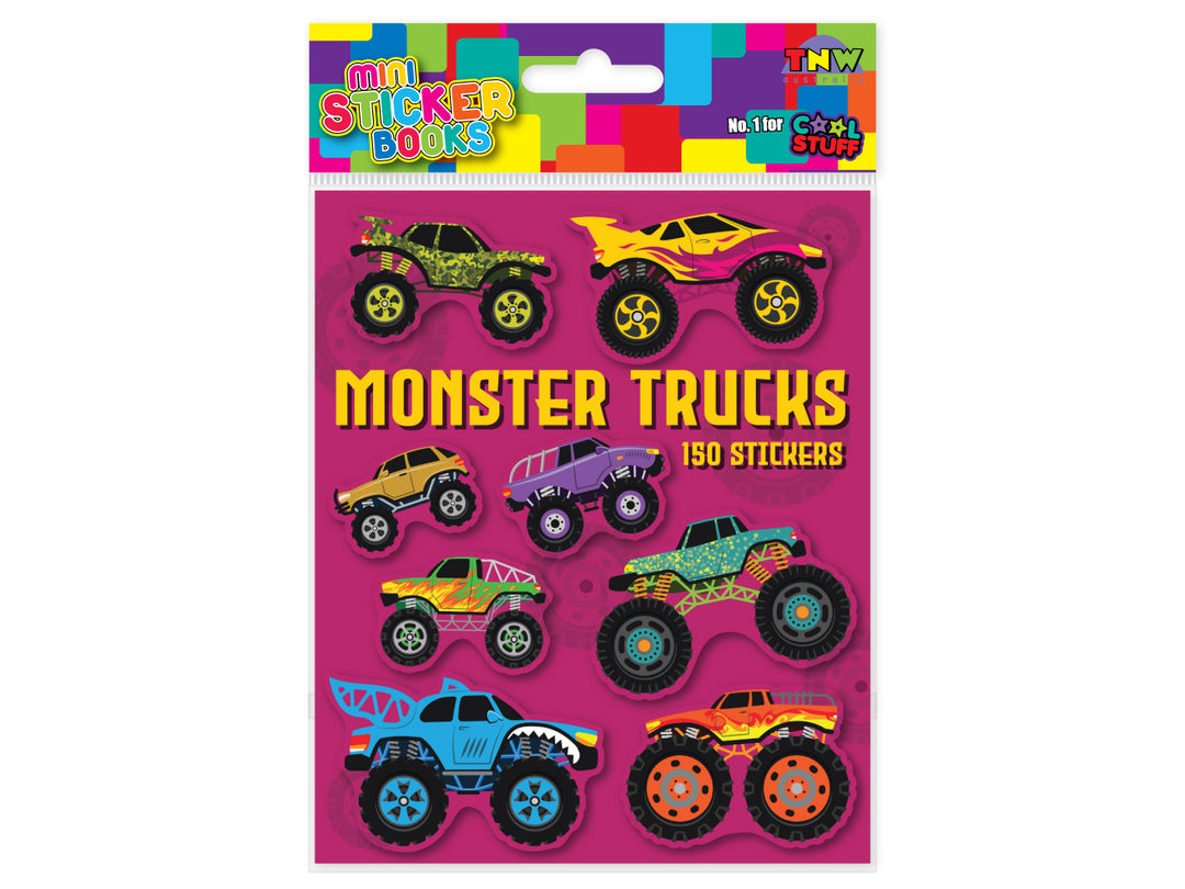 Mini Sticker Book - Monster Trucks