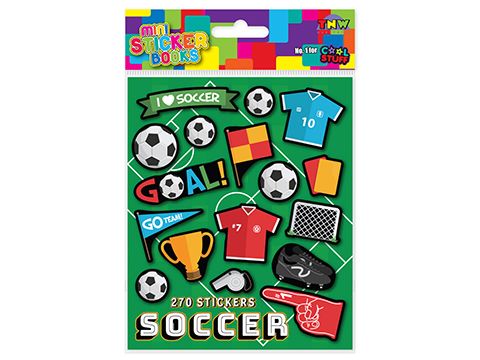 Mini Sticker Book - Soccer