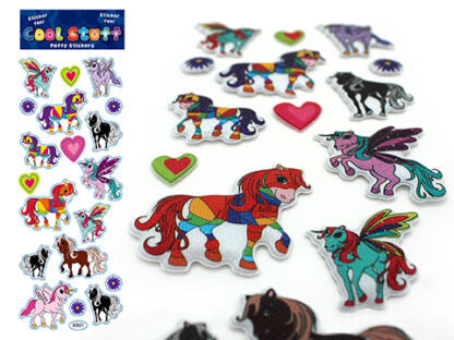 Puffy Stickers - Unicorns
