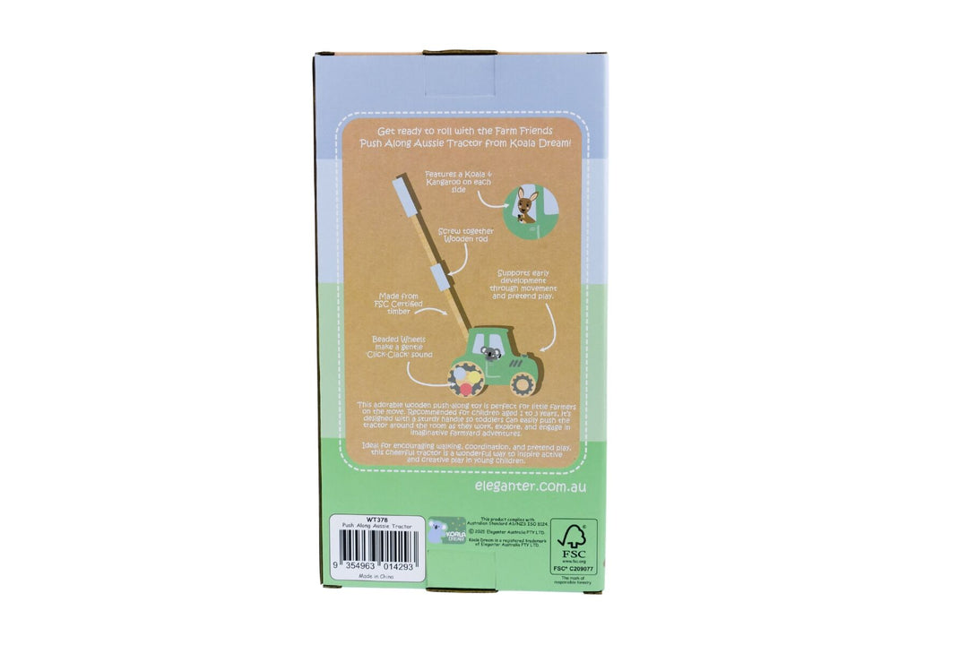 Wooden Push Along | Tractor