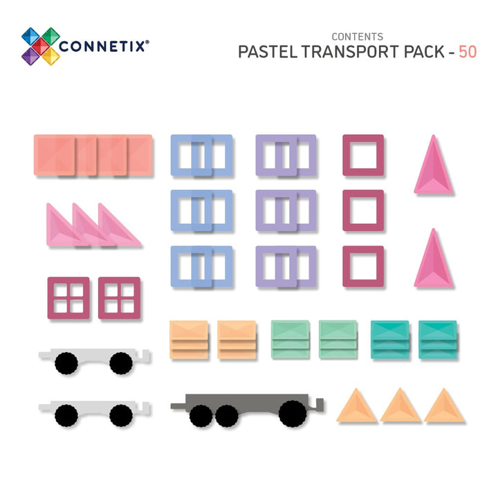 Transport Pack | Pastel - 50 Pieces