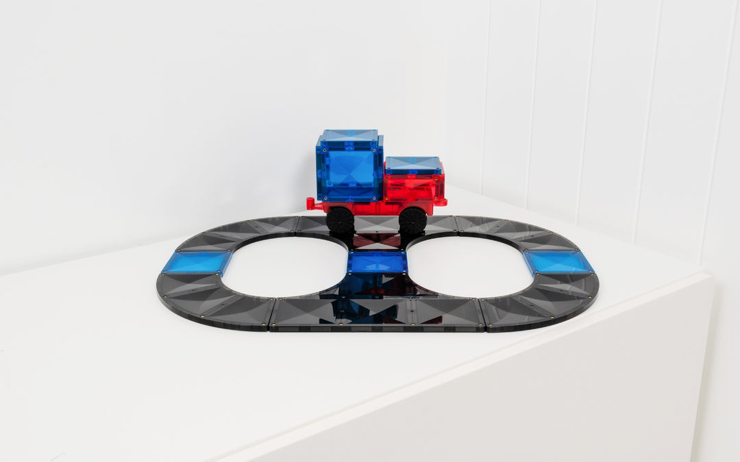 Ramps & Intersections Pack | Black - 16 Pieces