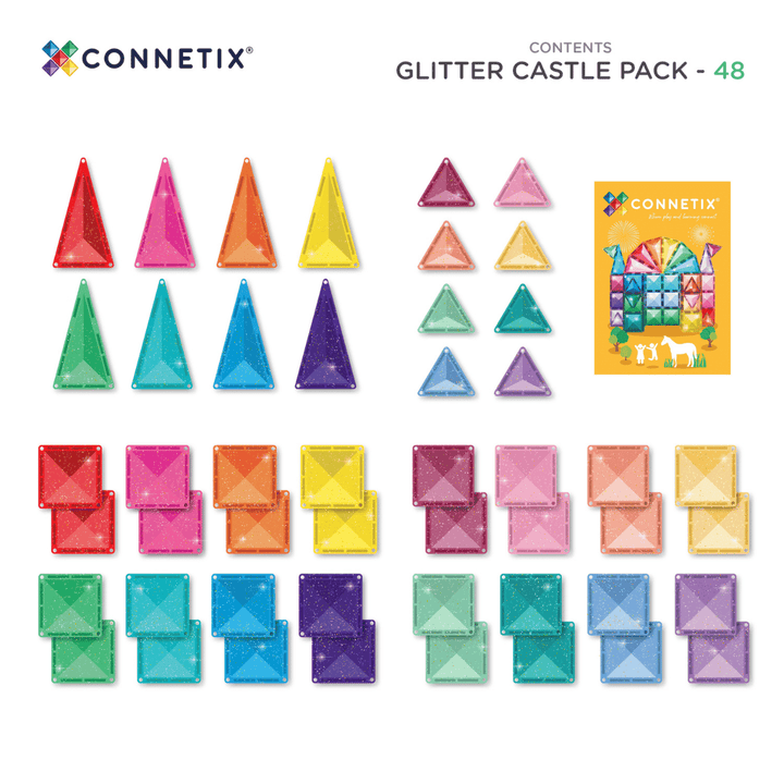 Castle Pack | Glitter - 48 Pieces