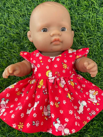21cm Dress - Vintage Spring Red