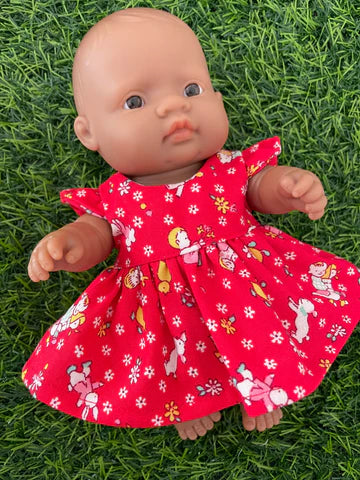 21cm Dress - Vintage Spring Red