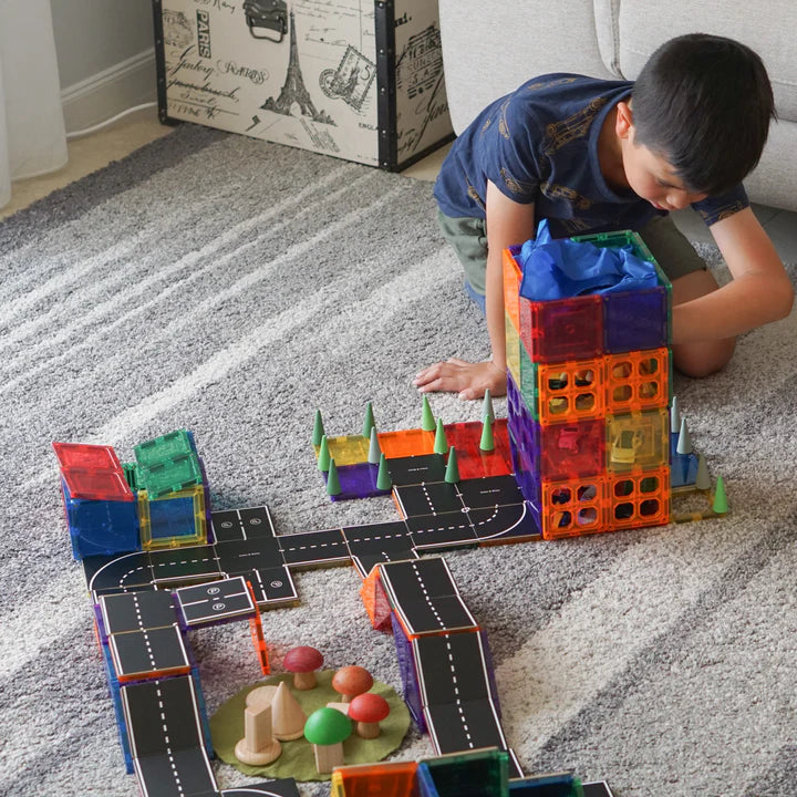 Magnetic Tile Toppers - Road Pack