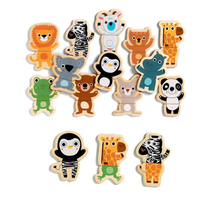 Wooden Magnetic Jungle Set
