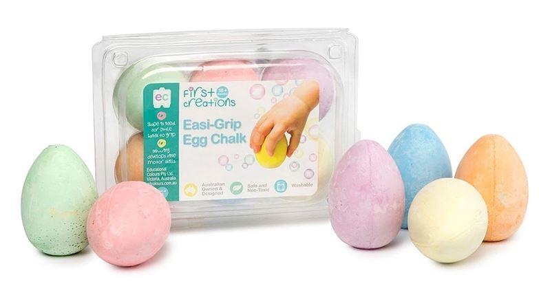 Easi-Grip Egg Chalk - Set of 6