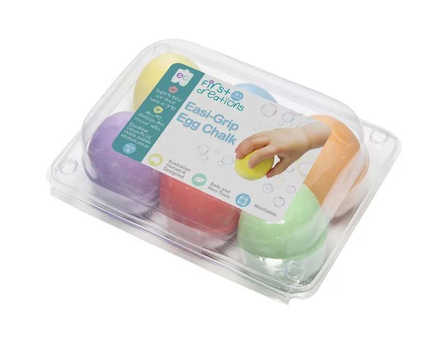 Easi-Grip Egg Chalk - Set of 6