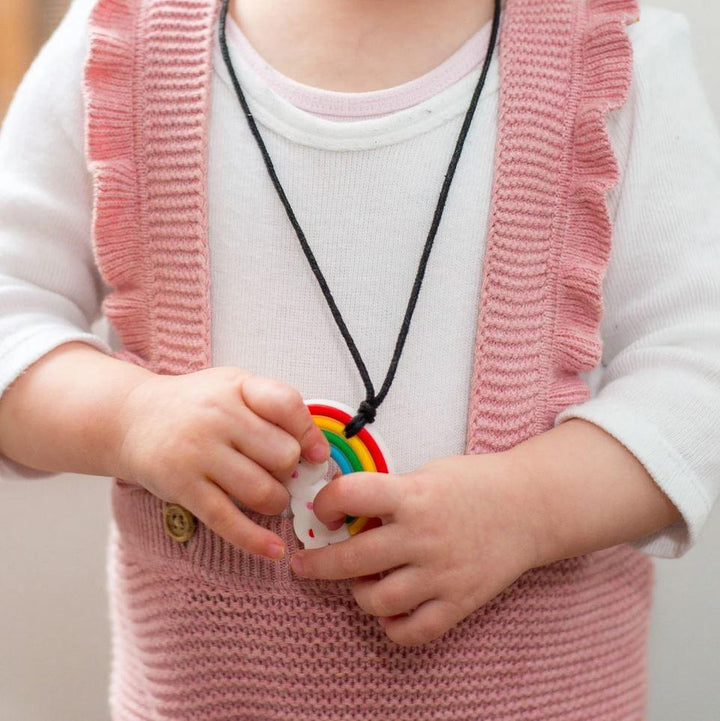 Chew Pendant Necklace | Rainbow