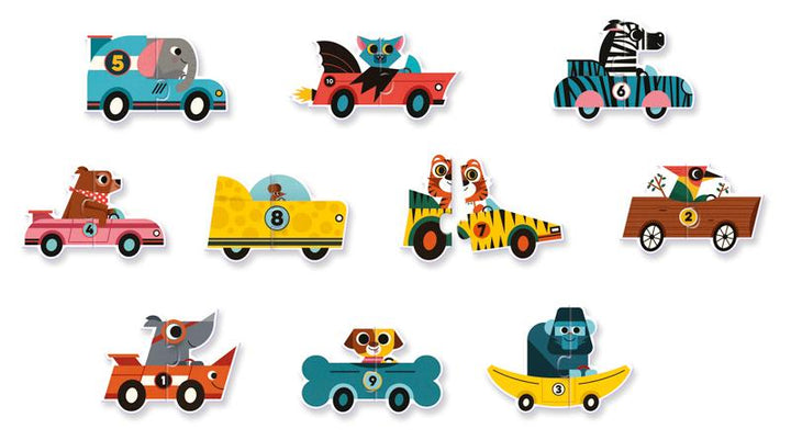 Duo Puzzle - Racing Cars