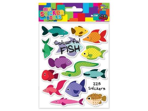 Mini Sticker Book - Colourful Fish