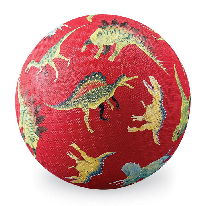 7 inch Ball - Dinosaurs Red