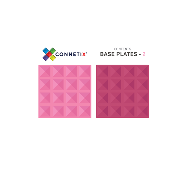 Base Plate Pack | Pastel Pink & Berry - 2 Pieces