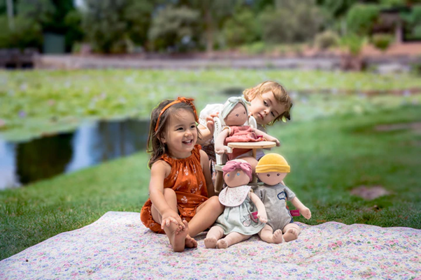 Organic Cotton Doll - Weighted - Baby Kaia