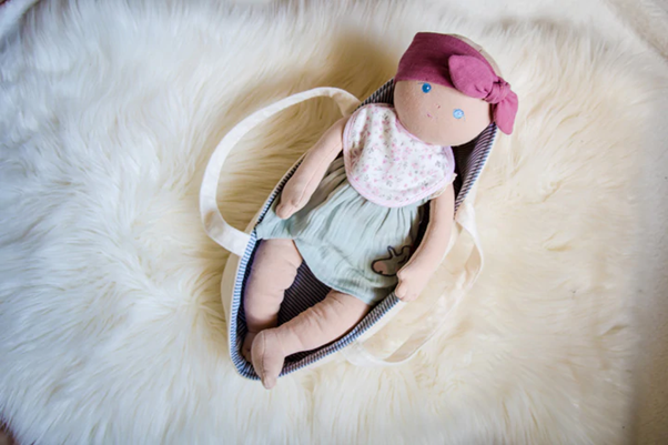 Organic Cotton Doll - Weighted - Baby Kaia